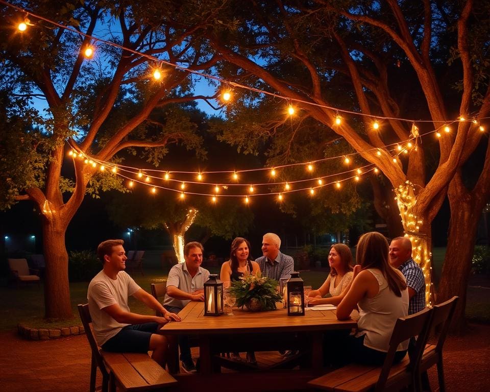 Outdoor-Lichterketten für stimmungsvolle Sommerabende