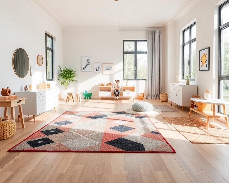 Trendige Designs für Kinderzimmer Teppiche