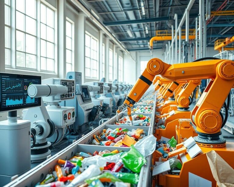 Wie verbessert AI Recyclingprozesse?