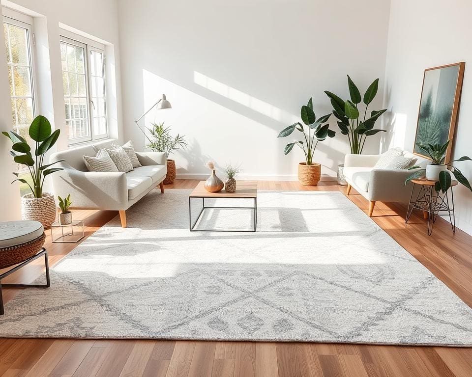 Teppiche im modernen Stil für ein minimalistisches Zuhause