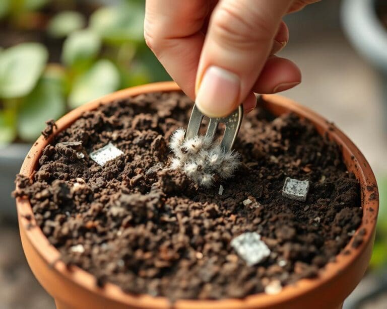 Was tun bei Schimmel auf Blumenerde?