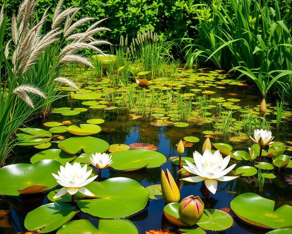 Wasserpflanzen für den Gartenteich