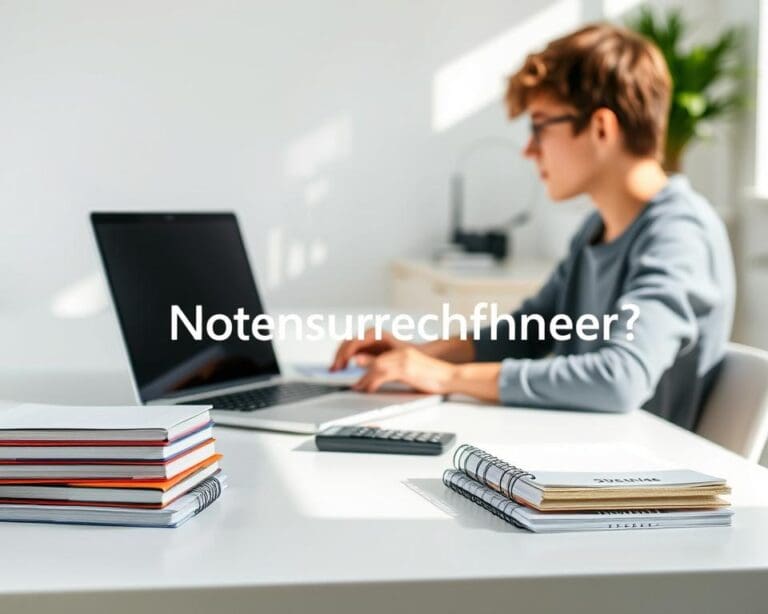 Wie kann man schnell den Notendurchschnitt berechnen?