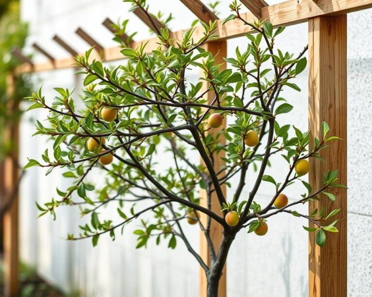 Wie wird ein Spalierbaum fachgerecht geformt?