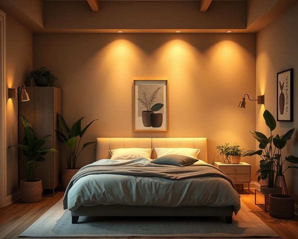 Einrichtungsideen für fensterloses Schlafzimmer