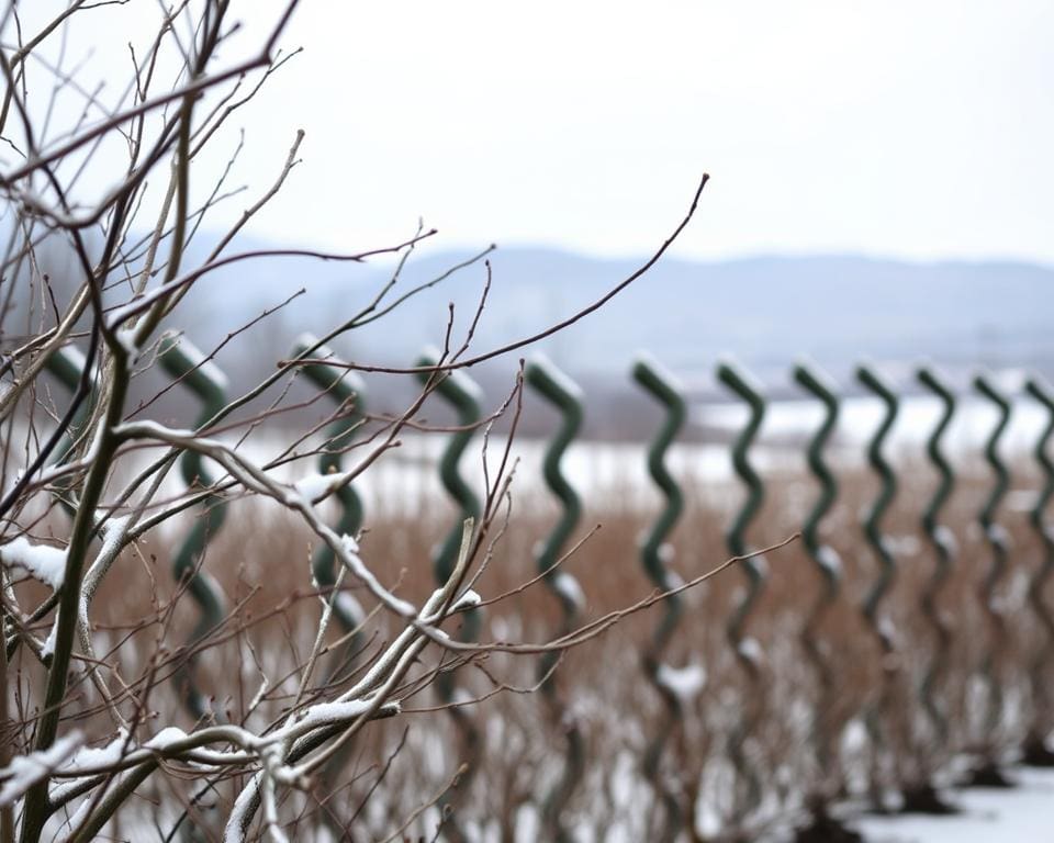 Welche Spalierbäume bieten auch im Winter Sichtschutz?