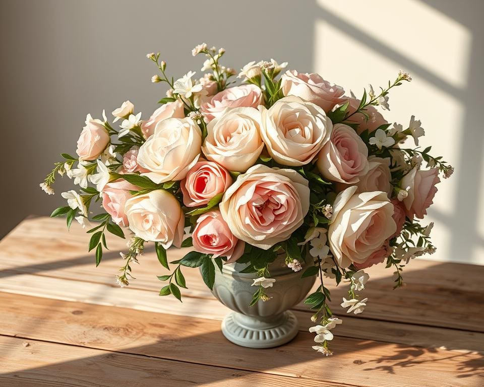 Wie kombinierst du florale Muster im Vintage-Stil?