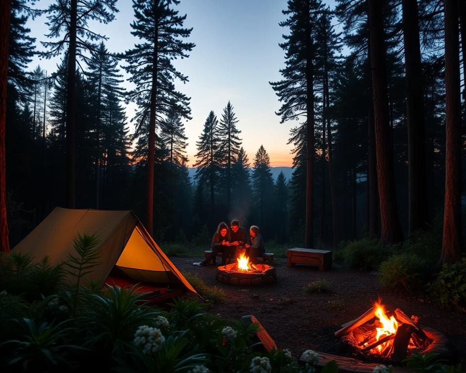 Campingregeln in der Natur