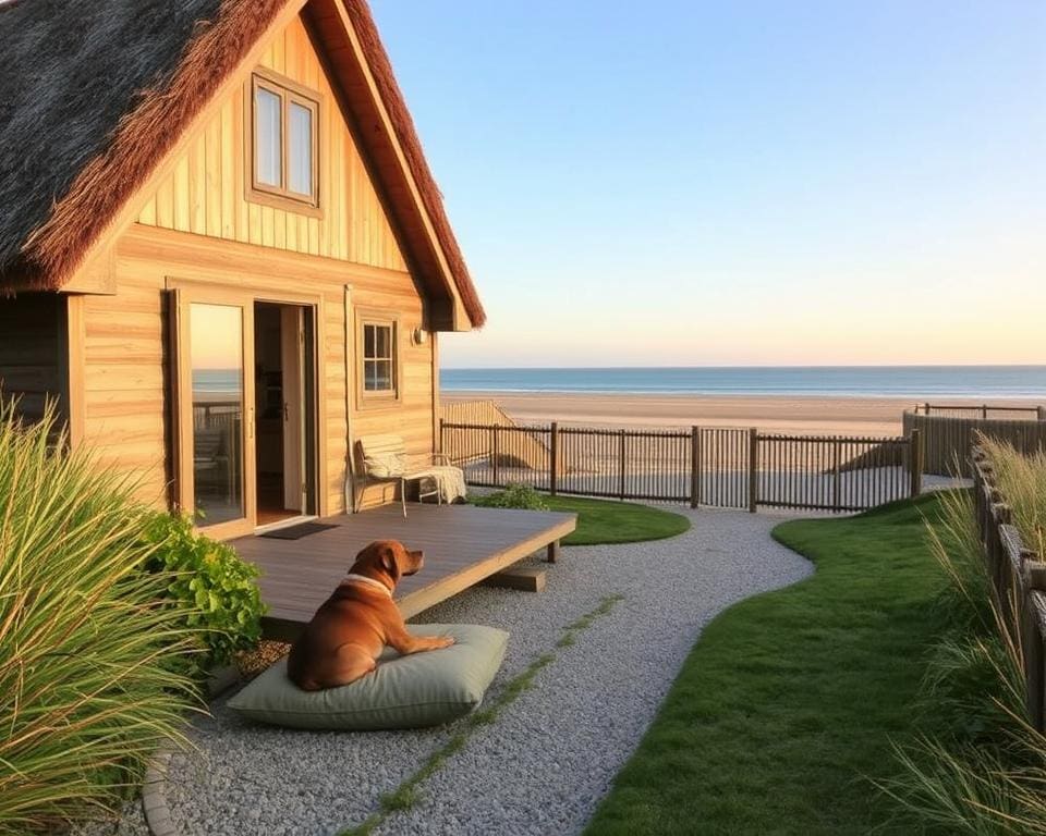 Ferienhaus am Strand Holland Hund