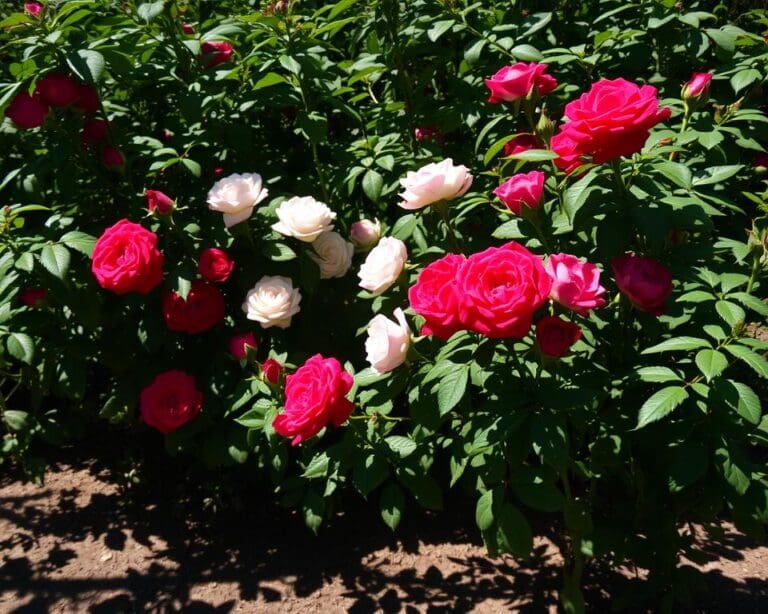 Kann man Rosen auch schattig pflanzen?