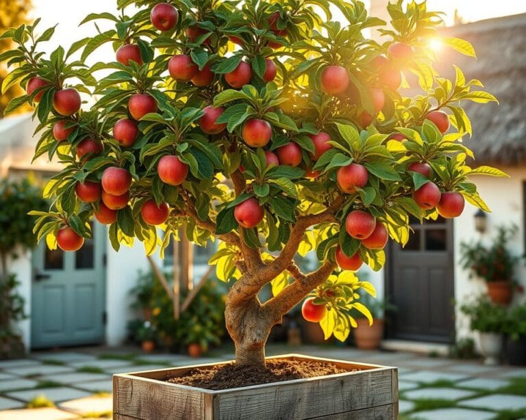 Kann man einen Apfelbaum im Kübel halten?