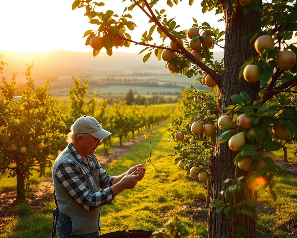 Veredelung von Obstbäumen