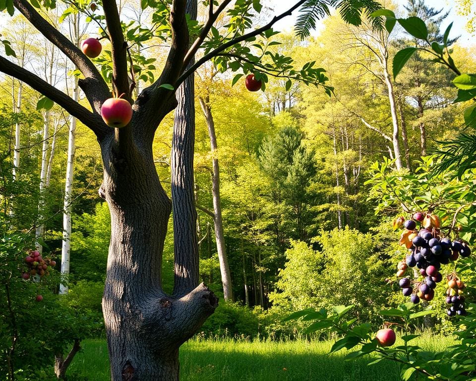 Welche heimischen Bäume tragen Früchte?