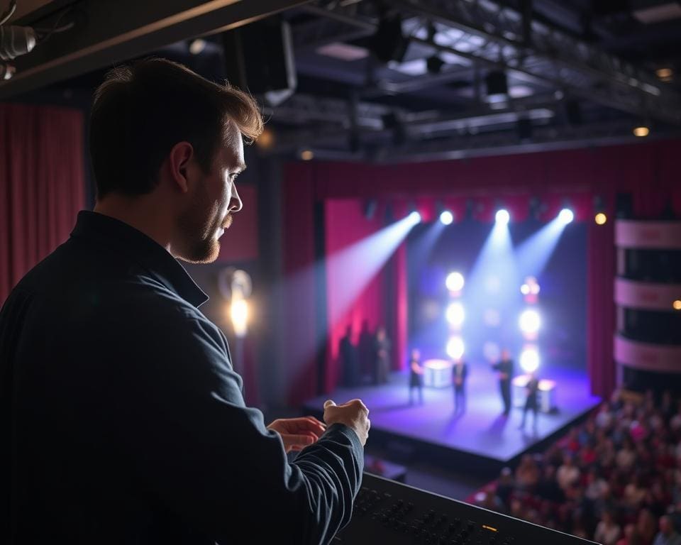 Wie arbeitet ein Bühnenbeleuchter bei Musicals?