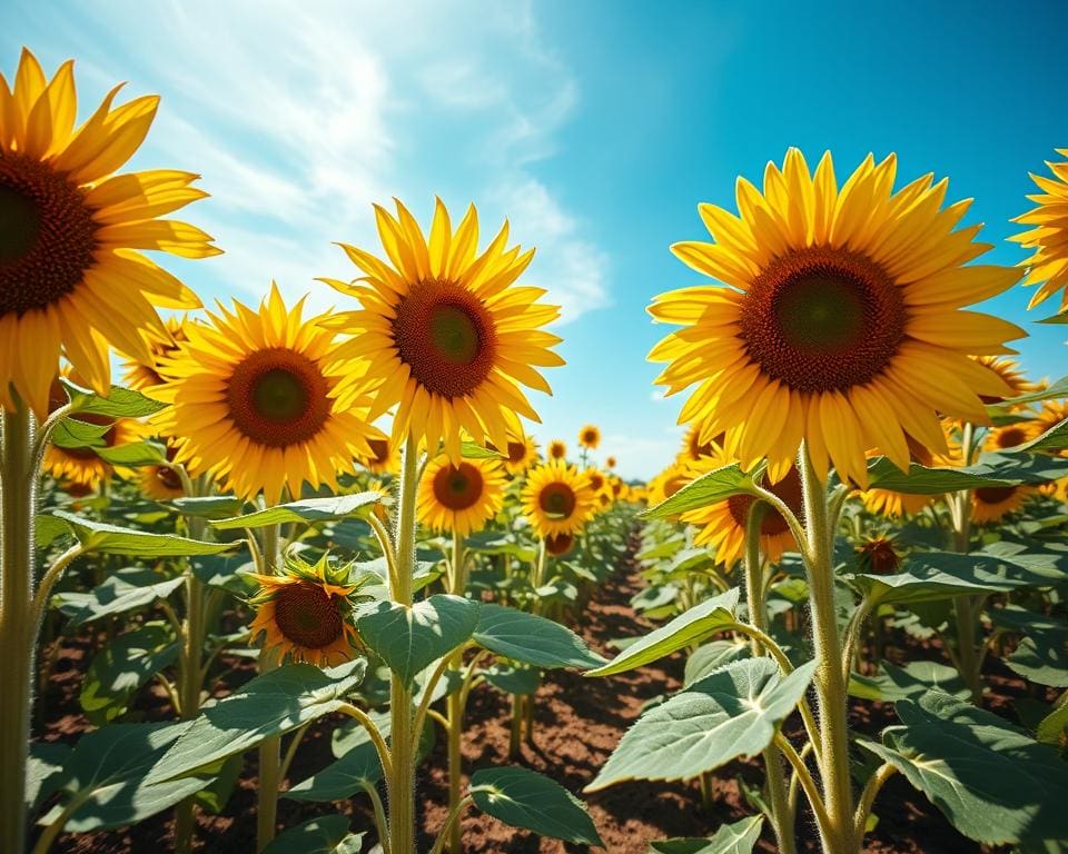 Wie zieht man Sonnenblumen aus Samen?