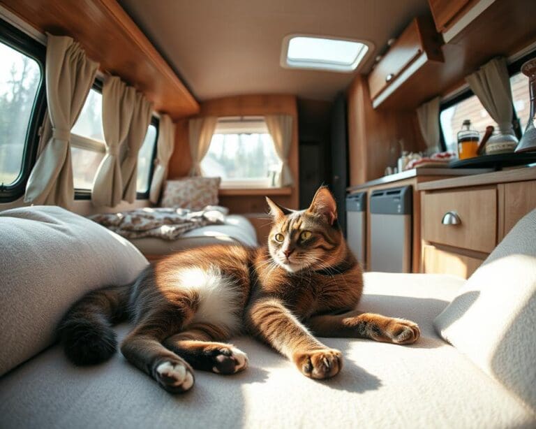 Wie reist man mit Wohnmobil und Katze?