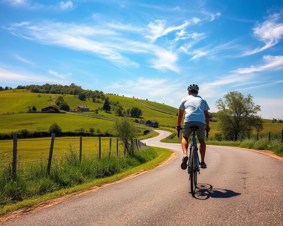 Wie reist man mit dem Fahrrad durch ländliche Regionen?