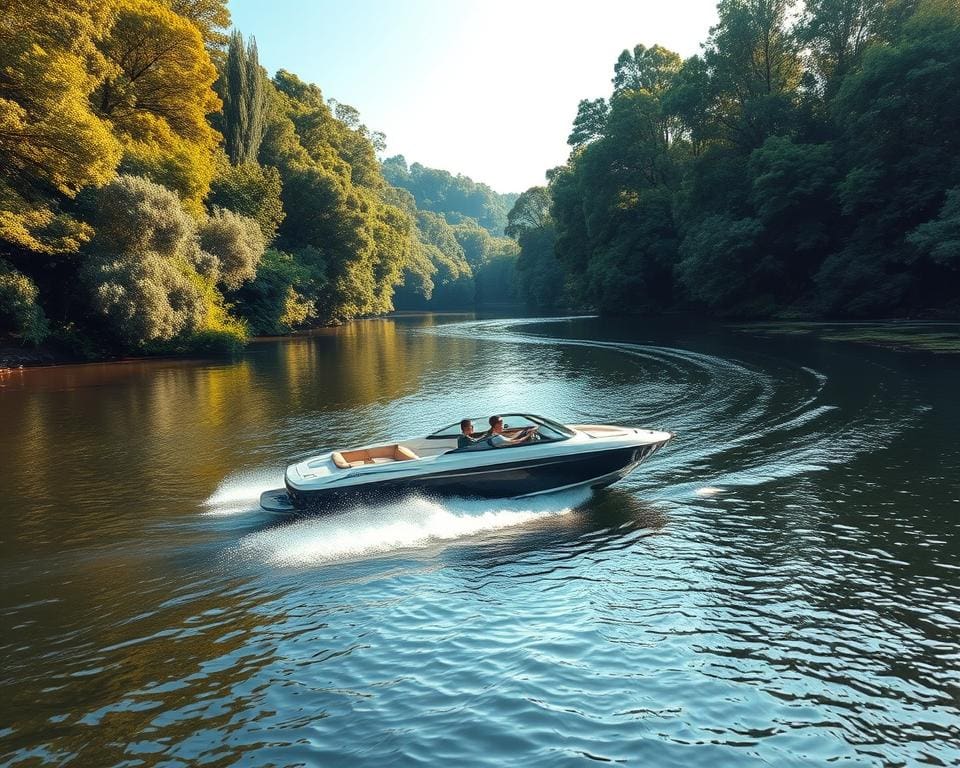 Wie reist man mit dem Motorboot durch Flüsse?