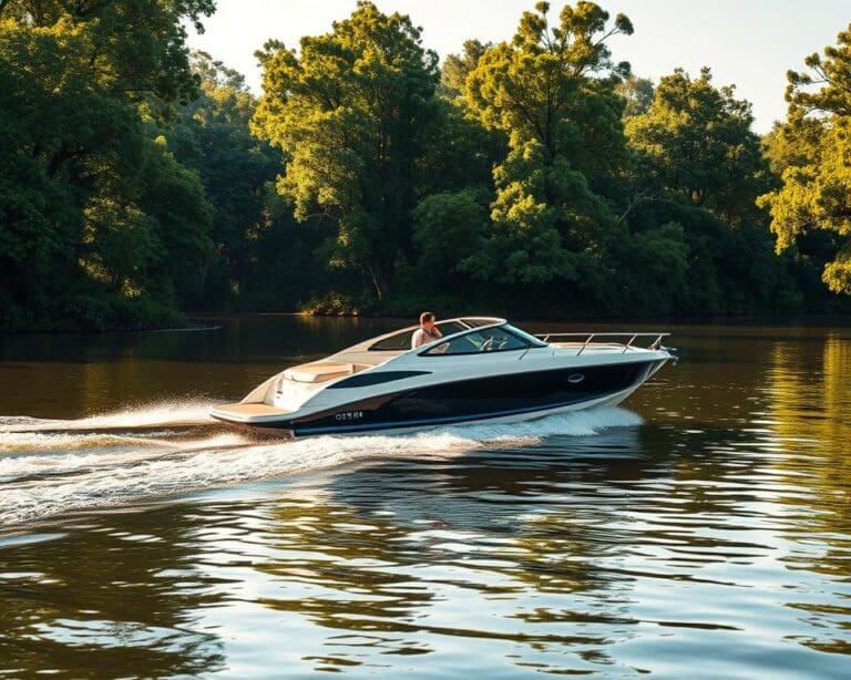 Wie reist man mit dem Motorboot durch Flüsse?
