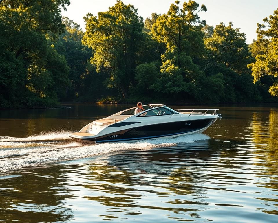 Wie reist man mit dem Motorboot durch Flüsse?