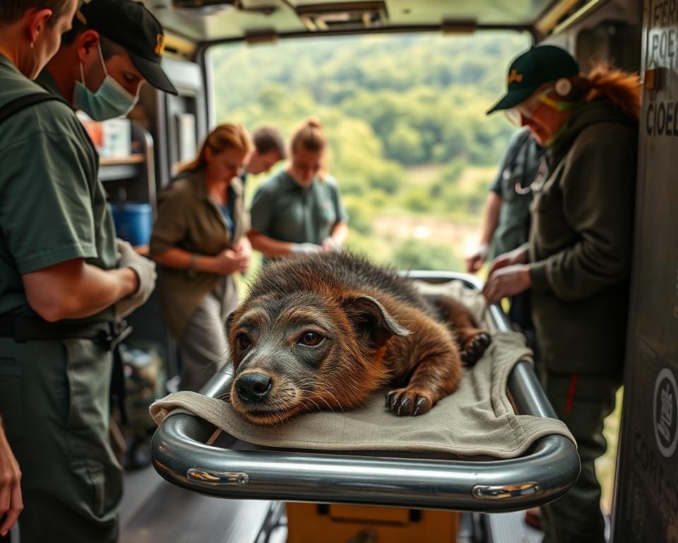 Arbeiten in der Tiernotrettung