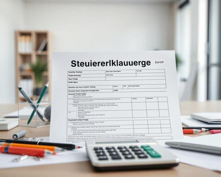 Steuererklaerung Zuerich fristgerecht und korrekt?