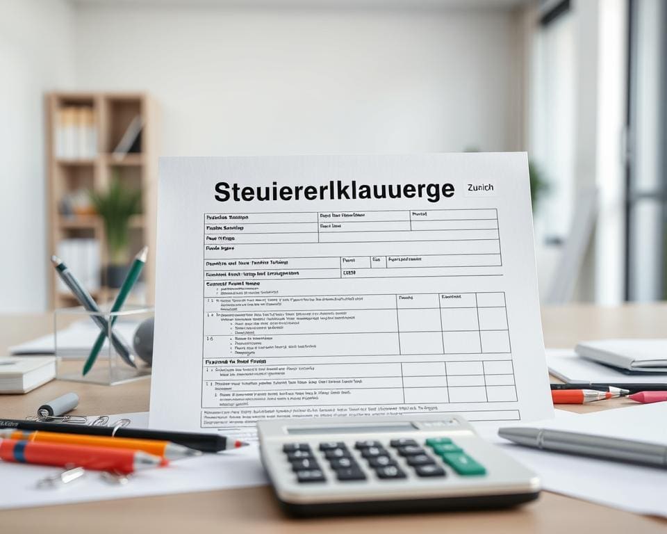 Steuererklaerung Zuerich fristgerecht und korrekt?