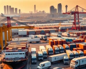 Logistikservices für internationale Lieferketten