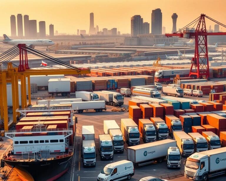 Logistikservices für internationale Lieferketten