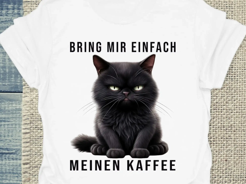 Kleidung mit Katzen