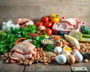 Welche Nahrungsmittel enthalten viele Proteine?