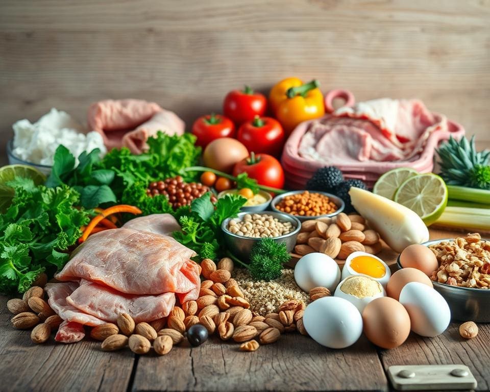 Welche Nahrungsmittel enthalten viele Proteine?