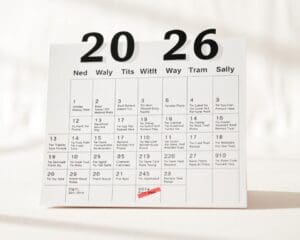 Wo finde ich einen druckbaren Kalender 2026 mit Feiertagen?