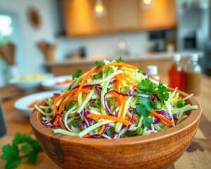 Warum ist Coleslaw ein schneller und vielseitiger Beilagensalat?