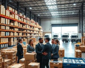 Wie arbeitet ein Logistikdienstleister im Gewerbe?