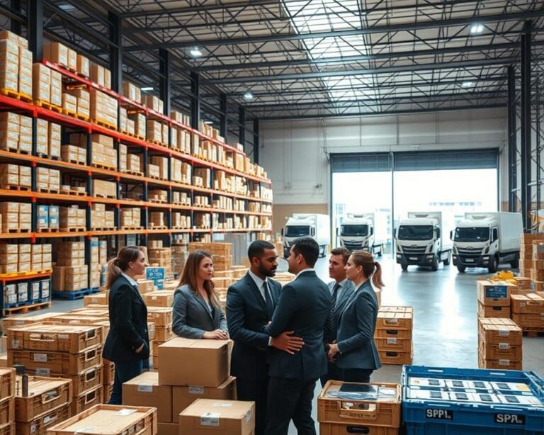 Wie arbeitet ein Logistikdienstleister im Gewerbe?