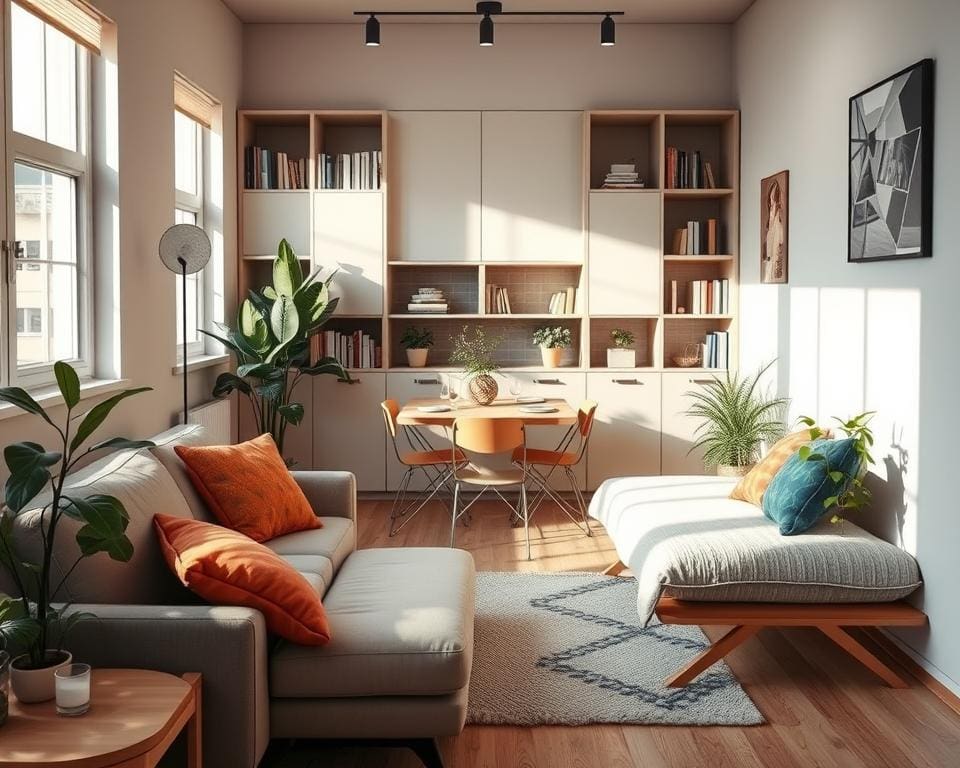 Wie entwickelst du platzsparende Wohnideen?