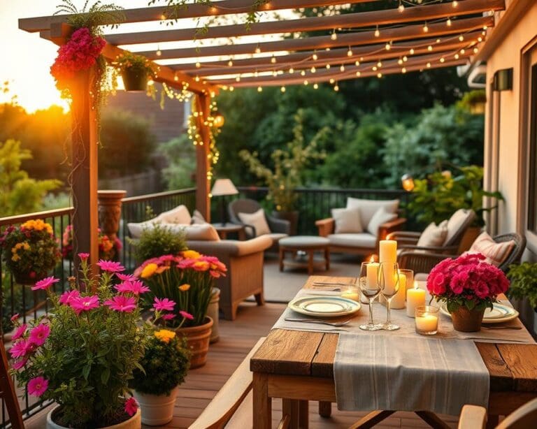 Wie gestaltet man eine gemütliche Terrasse?