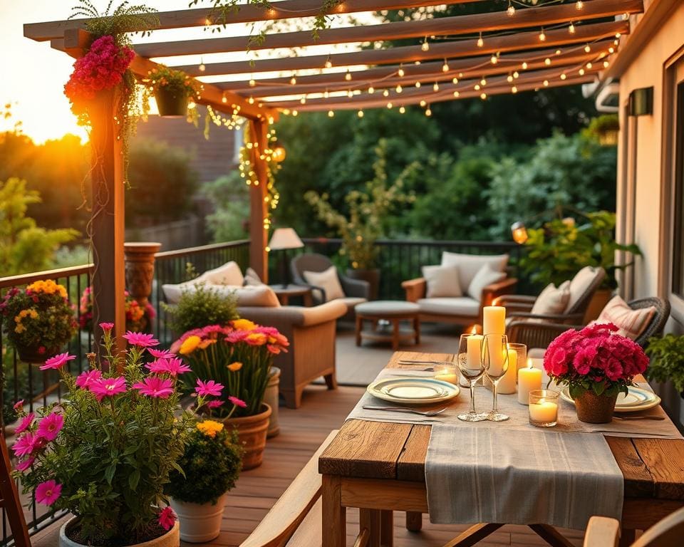Wie gestaltet man eine gemütliche Terrasse?