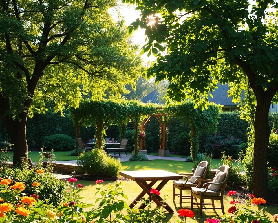 Wie schafft man Schatten im Garten sinnvoll?