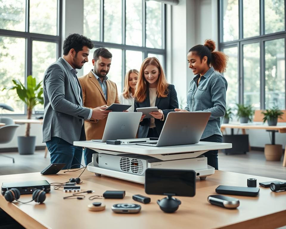 Wie unterstützt portable Technik flexible Arbeitsmodelle?