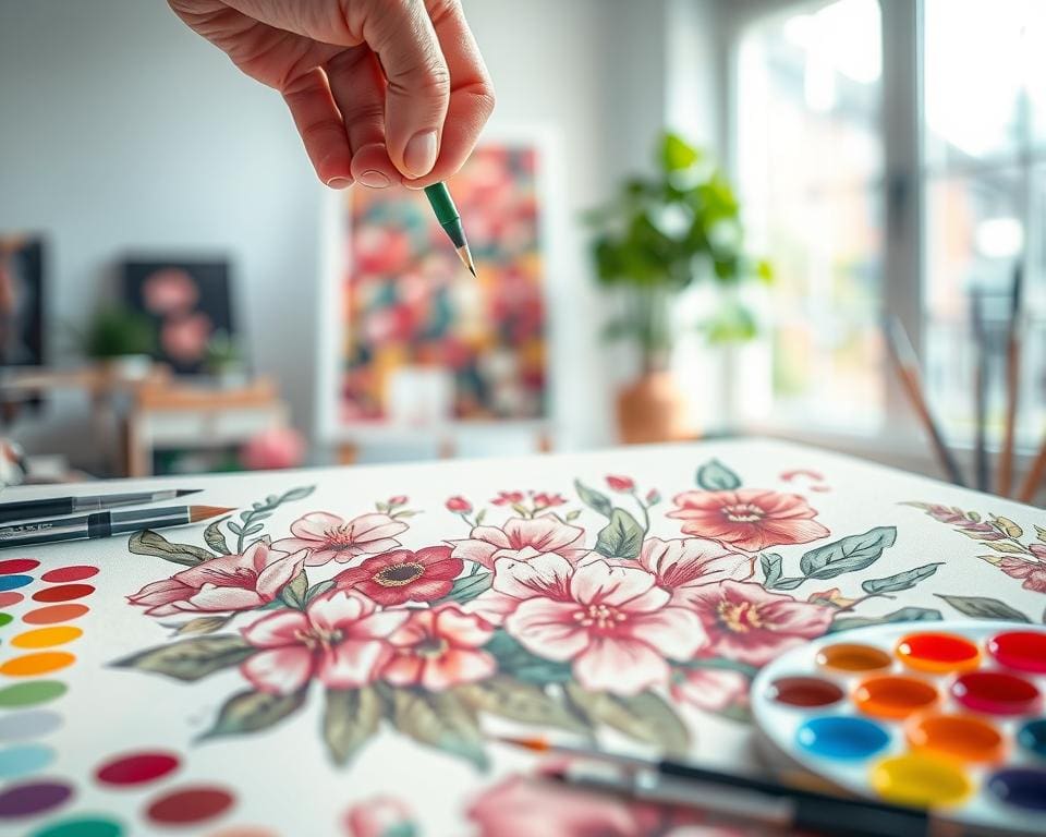 Wie wirken detailreiche Motive beim Malen nach Zahlen?