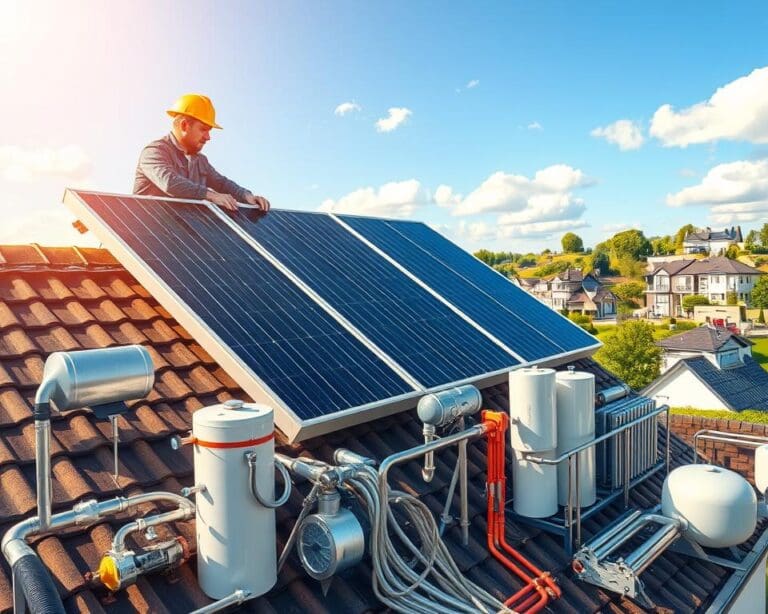 Wie installiert man eine Solarthermieanlage?