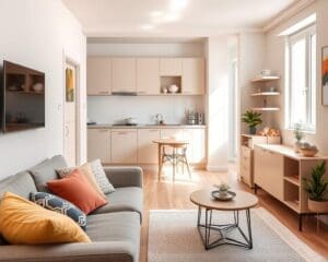Wie richtet man eine kleine Wohnung ein?