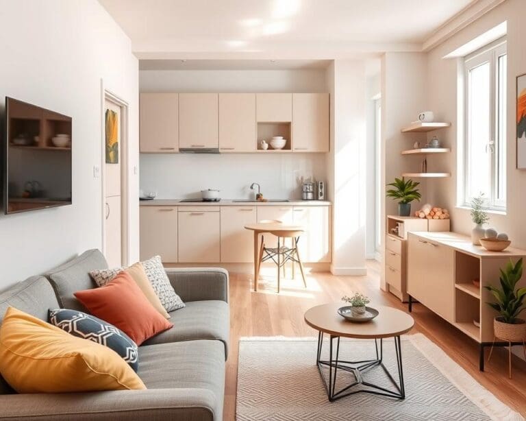 Wie richtet man eine kleine Wohnung ein?