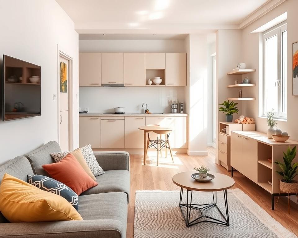 Wie richtet man eine kleine Wohnung ein?