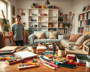 Was sind kreative Hobbys für zu Hause?