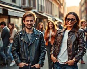 Lederjacke